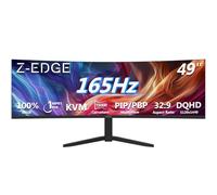 Z-Edge Monitor Gaming 49 Pulgadas 144 Hz, IPS, DQHD 5120 x 1440 Pantalla 32:9, FreeSync, Altura/Inclinación Ajustables,Giratorio, Pip/PBP, 10 bits, 400 CD/m², USB tipoC 65 W/HDMI2.1/DP1.4