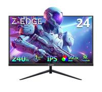 Z-Edge - Monitor para juegos de 24 pulgadas 240Hz 165Hz, FHD 1080p, MPRT 1ms, IPS Monitor Gaming, 350nits, 16.7M colores, 99% sRGB, UG24PJ bisel sin marco, DP x1, HDMI x1 (negro)