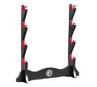 Z-fiber Soporte de Espada Soporte de Katana Acolchado de Terciopelo japonés Soporte de Estante de exhibición de Samurai Toda la Espada (Chisme 4 Tier)