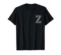 Z Inicial Monograma Alfabeto Letra Niño Niña Entrenador Fútbol Camiseta