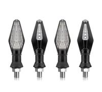 Z Luz Indicadora De Señal De Giro De Motocicleta Luz De Freno Relé Incorporado Luces Intermitentes Luz De Señal De Giro De Motocicleta Universal Indicador Intermitente(4)