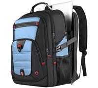 Z-MGKISS Mochila de viaje grande de 17.3 pulgadas, mochila antirrobo de 52 L para mujeres y hombres, mochila resistente para laptop con puerto USB, mochila de trabajo de negocios universitarios, color