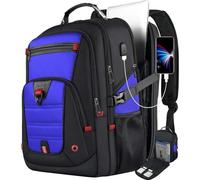 Z-MGKISS Mochila grande de 17.3 pulgadas, bolsa de viaje para laptop para hombres, mochila universitaria con puerto USB, mochila resistente al agua aprobada por la TSA, bolsa de fin de semana de