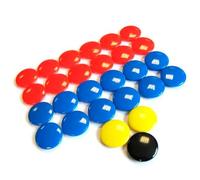 Z ZASTOR MADEFORSPORT Juego Recambio Fichas Magnéticas Ø20mm