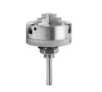 Z011 Metal 3 mandíbulas MANUAL TORNO CHUCK Abrazadera Alto Carbono Agocineo Mini Taladro Chuck for herramientas de máquinas torno Accesorios Taladrado Fresado