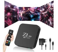 Z1 Air Android TV Box Android Q 10,WiFi 2,4 GHz&5 GHz,Interfaz RJ45 Adaptable,Android Box Compatible con HDR,Dispositivos de Streaming para TV,2 Puertos USB 2.0,Mando a Distancia con Voz Inteligente