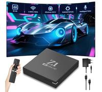 Z1 Android TV Box Android Q 10.0,WiFi 2,4 GHz&5 GHz,Interfaz RJ45 Adaptable,Android Box Compatible con 4K HDR,Dispositivos de Streaming para TV,2 Puertos USB 2.0,Mando a Distancia con Voz Inteligente