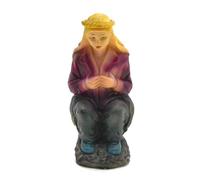 Z1 CAGANER Resina. belén Oculto de 8cm. el Hombre Que Hace Caca. estatuilla cagando. Escena de Natividad, Figuras, Nacimiento de jesús. 3 Reyes.