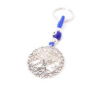 z1 plata llavero. Significado del árbol de la vida. El ojo maligno haram. khamsa. 12cm x 5cm protección contra maldiciones y malas personas. defensa espiritual. ojo magico.