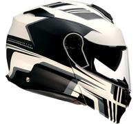 Z1R Solaris 2.0 Apex, casco abatible S male Mate Blanco/Negro/Gris