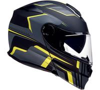 Z1R Solaris 2.0 Apex, casco abatible XXL male Mate Negro/Gris/Amarillo