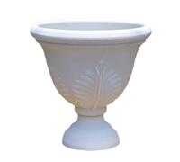 Z4T8M2K6G5 Macetas de Interior Esta Maceta Presenta un diseño con Apariencia de concreto y es Ideal for Cultivar Plantas Sistemas raíces Profundas Jardineras de jardín(Blanco)