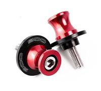 Z900 2017-2025 Motocicleta Diábolos M8 para Caballete Trasero,Rojo | 8MM de Aluminio CNC Bobinas Compatible con Z900 2017-2025,para caballetes traseros