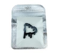 Zaagot Broches creativos de metal para sombrero, alfileres de aleación creativa, broches creativos para decoración de sombreros de moda, aleación negra