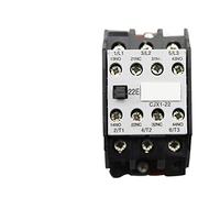 ZAAHH Contactor CJX1-22/22 3TB43 Contactores de CA montados en riel DIN 2no 2nc 24V/36V/110V/220V/380V 22A 50Hz/60Hz Electricidad industrial (Color: 110v)