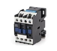 ZAAHH Contactor CJX2-1210 12A Contactores de CA 3 fases 3 polos 110V/220V 50/60Hz riel DIN para encendido y apagado y control de circuitos eléctricos industriales (Color: 110 V)