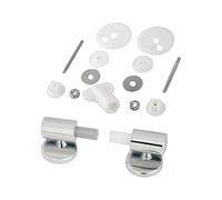 ZAANU Juego de bisagras for Asiento de Inodoro Bisagra for Tapa de Inodoro Accesorios fáciles de Instalar Reparación Conector de caída Lenta for Tapas de Lavadora Volteo telescópico / 485