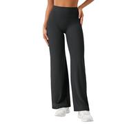 ZAAYO Leggings sin costuras rectas de mujer de talle alto con diseño acampanado, pantalones de yoga, leggings deportivos para mujer, pantalones de yoga para el gimnasio, pantalones de yoga ajustados