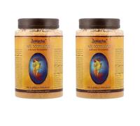 Zabłocka Sales térmicas de yodo y bromo, 2 x 1 kg, minerales naturales, sales de baño para el cuidado de la piel, exfoliación, magnesio, bromo, calcio, sal yodada para baños completos y parciales (2