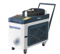 ZAC Máquina de limpieza láser JPT de 1000 W Máquina de limpieza láser continua de mano para piezas de metal con revestimiento de pintura de aceite de óxido de suciedad manchas de revestimiento de