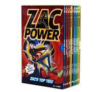 Zac Power Top 10 Books Collection Box Set by H.I. Larry (Poison Island, Shock Music & More..)