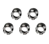 ZAC Tuercas de sujeción ER11-M para fresado CNC, soporte de portabrocas de torno, ranura de acero, mini tuercas ER tipo M con diseño estructural equilibrado (M13 x 0.75)