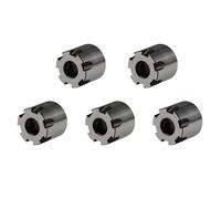 ZAC Tuercas de sujeción ER8-M para fresado CNC, soporte de portabrocas de torno, ranura de acero, mini tuercas ER tipo M con diseño estructural equilibrado (M10 x 0.75)