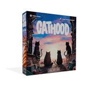 Cathood, Juego de Mesa, Juego Familiar, 2-4 Jugadores, Juego de Cartas, Losetas, Estrategia, Divertido, Gatos, Animales, Eurogame, Idioma Español, Francés y Portugués, Edad +10 Años