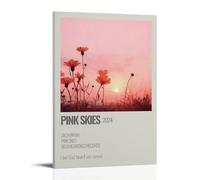 Zach Bryan Pink Skies - Cuadros decorativos impermeables y resistentes a las manchas, para sala de estar, dormitorio, oficina, colgar cuadros libres, pósteres de alta definición, decoración creativa