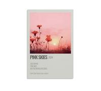 Zach Bryan Pink Skies - Cuadros decorativos impermeables y resistentes a las manchas, para sala de estar, dormitorio, oficina, colgar cuadros de alta definición, pósteres creativos para decoración del