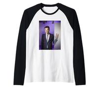 Zachary Quinto Star Trek Heroes Actor De Michael Grecco Camiseta Manga Raglan