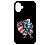 Zachary USA Eagle - Superhéroe patriótico para niños con nombre Zachary Carcasa para iPhone 16 Plus