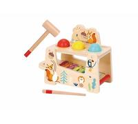 Zacia Banco De Martillo De Madera Toys® con Xilófono | Juguetes Educativos 2 en 1 | Juguetes Musicales Xilófono y Juego Motórico | Para niños de 1 año