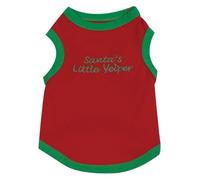 Zack & Zoey Jersey de poliéster y algodón Embriodered para Perro, Grande, Rojo