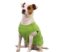 Zack & Zoey Parrot Green Polyster Basic - Camiseta sin mangas para perro, talla S