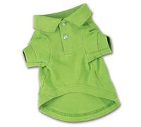 Zack & Zoey Polo de algodón para Perros, 16 Pulgadas, Mediano, Verde Loro