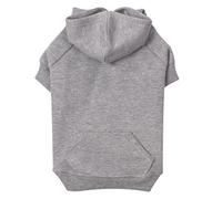 Zack & Zoey Sudadera básica para Perros, 12 Pulgadas, Talla pequeña, Gris Jaspeado