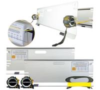 Zackman Scientific AutoSolo Juego de Placas de Alineación 3-en-1 - Herramienta de Alineación de Ruedas para Convergencia, Avance y Angulo de Empuje