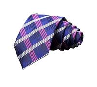 ZacLAy Corbata de Cuello a Cuadros Tejida Clásica de Jacquard para Hombre, Corbatas a Cuadros Florales a Rayas, Corbata de Poliéster para Traje de Negocios de Boda, Talla única