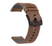 ZacLAy Correa De Reloj De 18Mm, 20Mm, 22Mm Y 24Mm, Correa De Reloj Deportiva De Cuero Vintage, Hebilla De Acero Inoxidable, Marrón oscuro rápido 2, 22mm