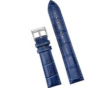ZacLAy Correa De Reloj De Cuero 12/14/16/18/20/22/24Mm Banda Con Hebilla De Reloj, Azul 1, 16mm