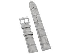 ZacLAy Correa De Reloj De Cuero 12/14/16/18/20/22/24Mm Banda Con Hebilla De Reloj, Gris 1, 14mm