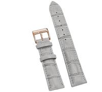 ZacLAy Correa De Reloj De Cuero 12/14/16/18/20/22/24Mm Banda Con Hebilla De Reloj, Gris 2, 18mm