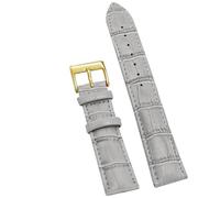 ZacLAy Correa De Reloj De Cuero 12/14/16/18/20/22/24Mm Banda Con Hebilla De Reloj, Gris 3, 20mm