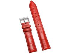 ZacLAy Correa De Reloj De Cuero 12/14/16/18/20/22/24Mm Banda Con Hebilla De Reloj, Rojo 1, 12mm