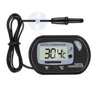 Zacro Termómetro Acuario - LCD Digital Termómetro Acuario con Ventosa y Sonda de Inmersión para Acuario, Terrario