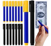 ZACUDA 16 PCS Bolígrafo Detector de Dinero Falso Bolígrafo para Examinar Billetes Bolígrafo de Verificación de Dinero Falso Comprobador de Billetes Marcador de Dinero Falso para Euros, Dólares, Libras