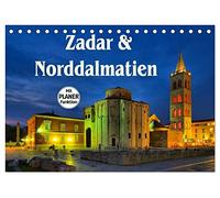 Zadar und Norddalmatien (Tischkalender 2026 DIN A5 quer), CALVENDO Monatskalender: Römisches Erbe und Wiege der kroatischen Nation