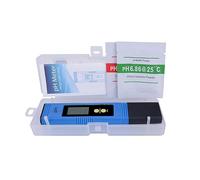 ZADCCS Analizador de Agua, Pluma medidora de PH Digital LCD portátil, probador de Acuario, Piscina, Agua, Vino, orina, ph-2, ph-02 para Grifo y Acuario(Blue ph-2 with Box)