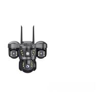 ZADCCS Cámara IP, Cámara Exterior Solar 4G con Triple Lente de 2 MP, batería 8000 mAh, SIM, Sensor Movimiento PIR, visión Nocturna a Color, Audio bidireccional, Resistente al Agua(No Card)